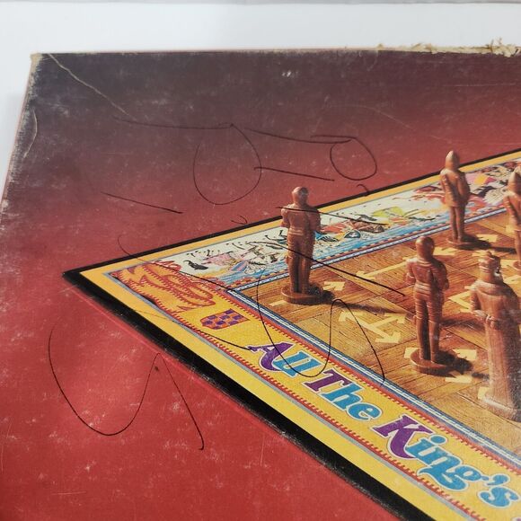 VINTAGE All the King's Men COMPLETE Parker Brothers 1979 Strategy Friends Family - Picture 3 of 14